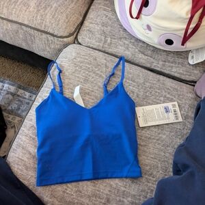 Vibrant Blue Crop Top